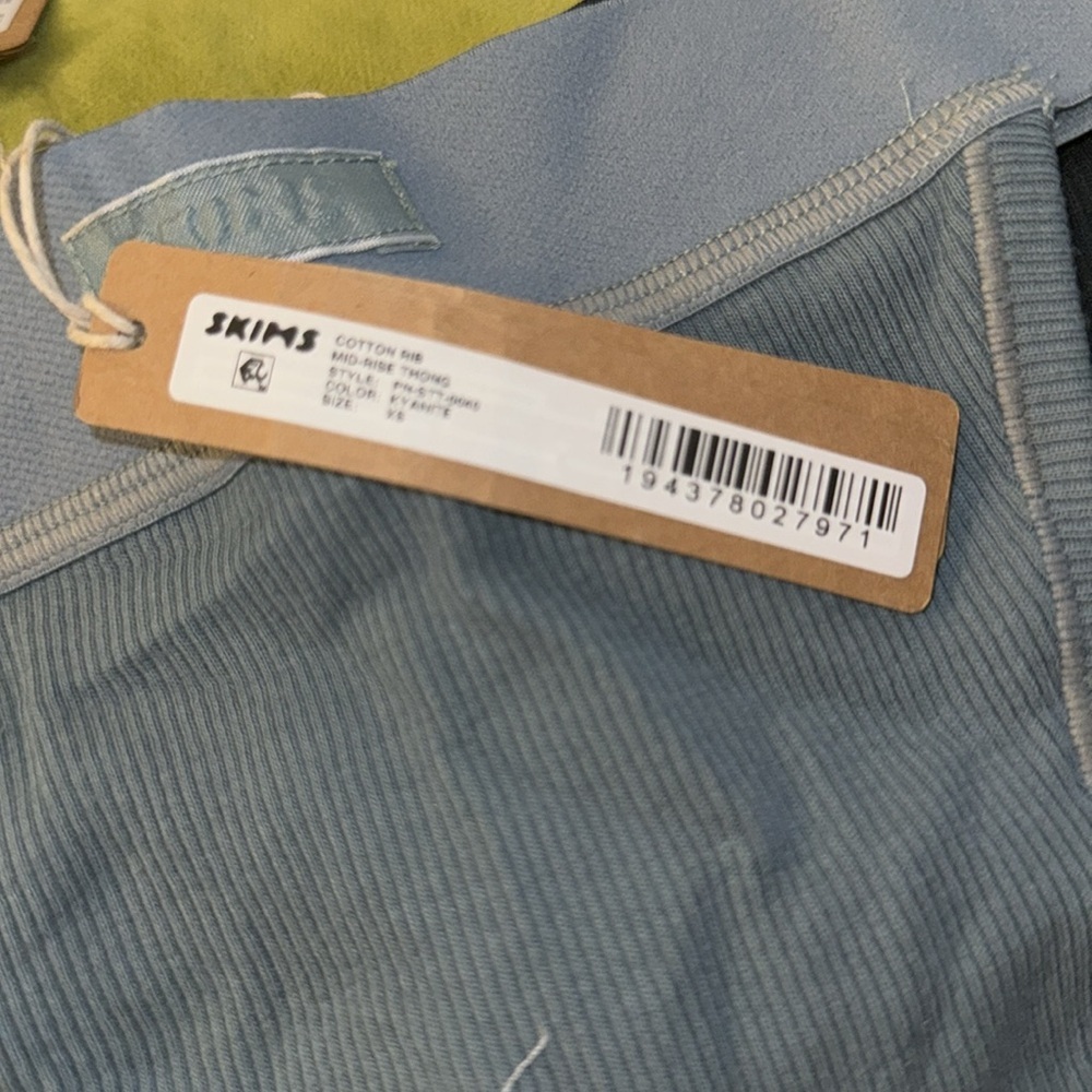Cotton Rib mid‎ rise THONG - Picture 8 of 8